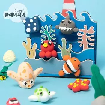 Art Box/Claypia Глина Элементарные художественные материалы для создания летнего морского пейзажа