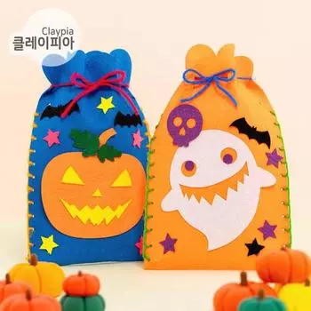 Art Box/Claypia изготовление сумок на Хеллоуин фетровый арт-реквизит для Хэллоуина