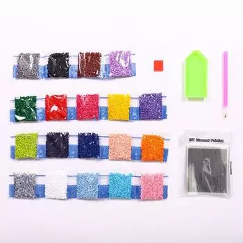 Art Box/Claypia Jewelry Cross Stitch DIY Package Shape Board_Включает вспомогательные материалы