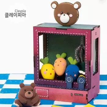 Art box/Claypia miniature props clay doll claw clay making package