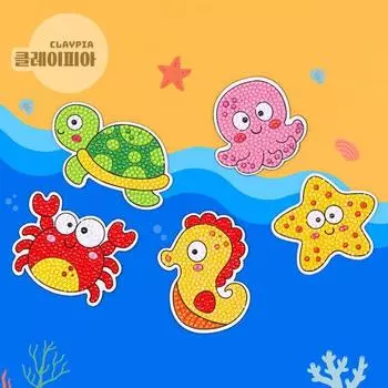 Art Box/Claypia Морское существо Магнитная игрушка Изготовление
