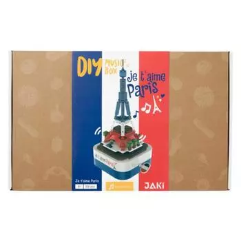 Art Box DIY Block Музыкальная шкатулка Эйфелева башня