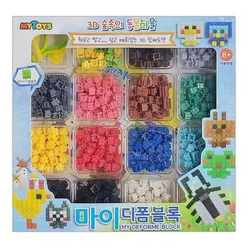 Art Box/My Toys My Toys My Deform Block 3D Animal Village in the Forest