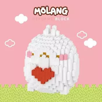 Art Box/Plus Fun Molang Deform Block (Heart)