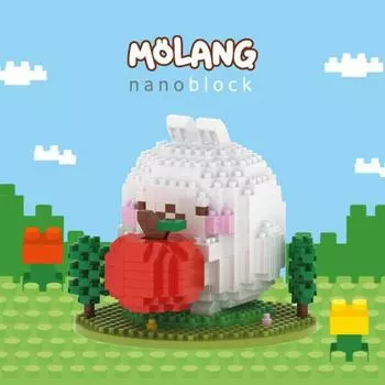 Art Box/Plus Fun Molang Nanoblock (Apple Molang)