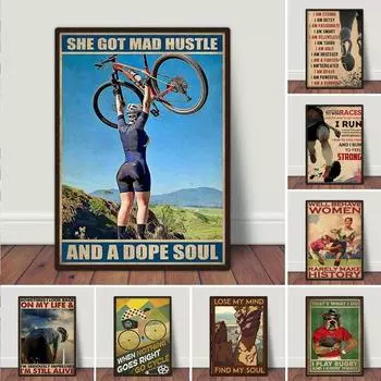 Art Canvas Posters and Prints on the Wall of Road Bike Life Murals Art Pictures on the Wall Home Decor Cuadros Murals 21x30cm No Framed