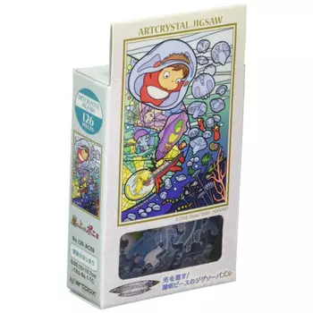 Art Crystal Jigsaw Ponyo on the Cliff The Adventure Begins 126 Pieces (126-AC69)