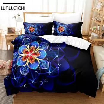 Art Defocus half-conscious Scenery Abstract Oil Pai Duvet Cover Set With Pillowcase Twin Full Queen King Bedclothes Bed Linen EU single(135x200cm)