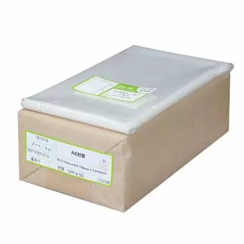 Art M 1up product A6 с клейкой бумагой для прозрачного пакета OPP толщиной 30 микрон [Внутреннее производство] [A6 / открытки] (прозрачный конверт) [1000