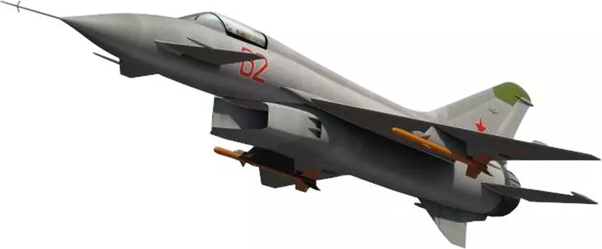 Art Model Soviet MIG Large Radar Equipped Experimental Aircraft 1960s Plastic Model AU7209 1/72 Union/Russia E8-2