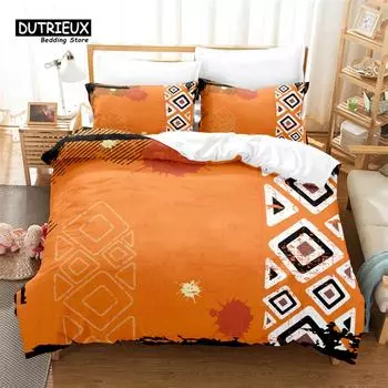 Art Pattern Duvet Cover Set, Fashion Bedding Set, Soft Comfortable Breathable Duvet Cover, For Bedroom Guest Room Decor EU single(135x200cm)