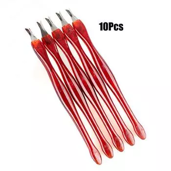 Art Pedicure Cuticle Nipper Nail Polish Removal Dead Skin Fork Nail Cuticle Pusher Cuticle Remover