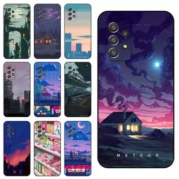 Art Pixel Aesthetic аксессуары чехлы чехлы очень дешевые для Samsung Galaxy A52 5G Galaxy A52 4G аксессуары чехлы для телефонов Galaxy A52 4G