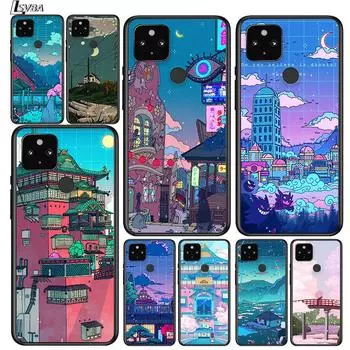 Art Pixel Aesthetic для Google Pixel 5 Pixel 4a 5G Pixel 4a Pixel 4 Pixel 4 XL силиконовый мягкий черный чехол для телефона Pixel 4 XL