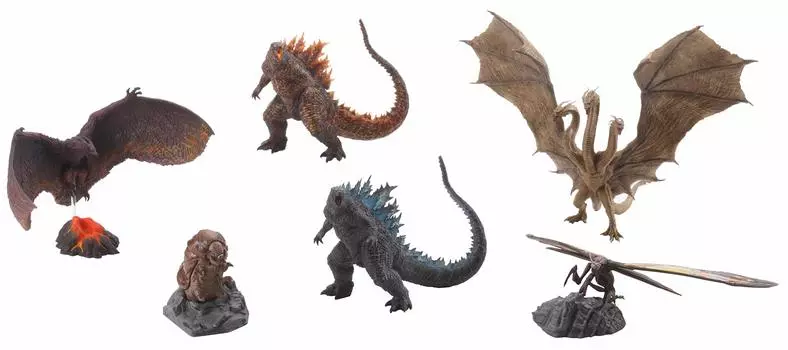 Art Spirits Gekizo Series GODZILLA 2019 окрашенная торговая фигурка частично собранная 6 частей КОРОБКА AT046 немасштабная ПВХ/АБС