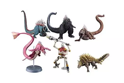 Art Spirits Gekizo Series Godzilla Singular Point окрашенная торговая фигурка 6 предметов BOX SP немасштабированная AT-051