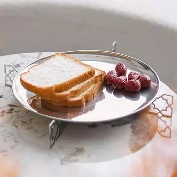 Художественная подставка Фруктовая тарелка Поднос для украшения Креативный дом Гостиная Журнальный столик Тарелка для закусок Торт Мягкое украшение