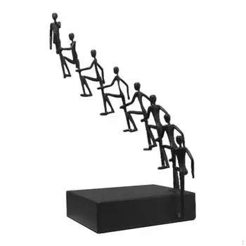 Art Statue Abstract Sculpture Creative Crafts Figure Figurine for Tabletop Bedroom Furnishings