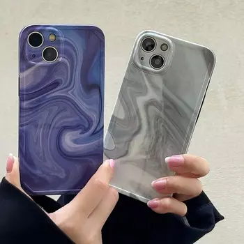 Art Wavy Imd Противоударный Ins Мягкий силиконовый защитный чехол для Iphone 13 14 Pro Max Plus 14promax 11 12 Promax Cool Phone Case For iphone 14