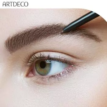 ARTDECO Ultra Fine Brow Liner Прецизионный карандаш для бровей с выдвижным кончиком и кисточкой Vegan 0.09g