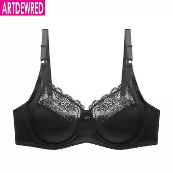 Artdewred Новые женские секретные сексуальные бюстгальтеры для женщин, кружевной бюстгальтер без косточек, большие размеры для большой груди BH 80C белый