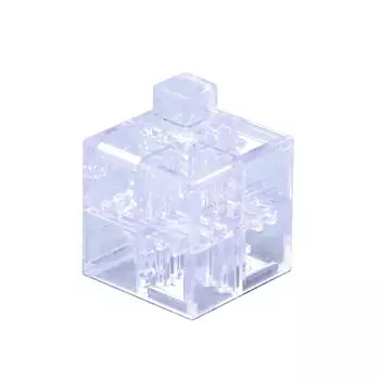 Artec 077868 Artec Block Single Block Basic Square Clear 100 Pieces