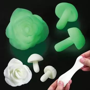 Artec Artec Luminous Clay 23379 25 г 1 пакет Хранит светлую глину Темная смоляная глина Затвердевает как камень при высыхании Глина для хобби и творчества Желтый Зеленый Безопасный Цвет слоновой кости