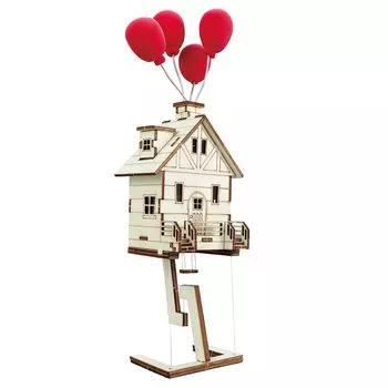 Artec Flying Balloon House 58414 Хобби, творчество, разные товары, игрушки, обучение, стильная сборка из дерева, воздушный шар, свобода, ученики начальной школы, лето