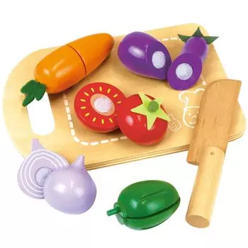 Artec Wooden Play Set Vegetables Wooden Toys Building Blocks Vegetables Educational Toddlers 6752