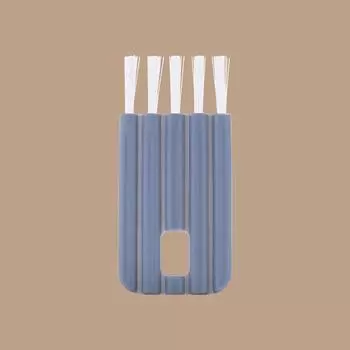 Артефакт для чистки крышки чашки Многофункциональная щетка для бутылок Деконтаминирующая щетка для чашки Новая бытовая щетка для чистки пазов и щелей серый