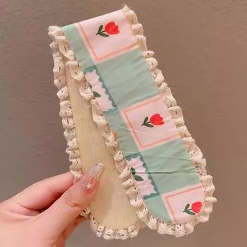 Артефакт для укладки непослушных волос Детская повязка на голову в пасторальном стиле Повязка для непослушных волос с искусственными цветами Не нужно завязывать