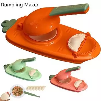 Артефакт из кожи для пельменей, машина для изготовления пельменей «сделай сам», портативная машина для изготовления оберток для пельменей 2-в-1 и пресс зелёный