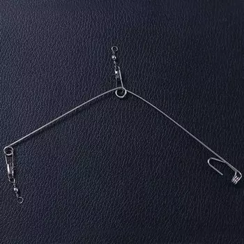 Артефакт Триггер Пружинный Крючок Автоматический Рыболовный Крючок Пружинный Выбрасыватель Крючок Автоматическое Рыболовное Устройство серебряный