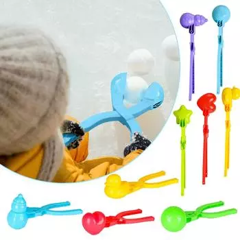 Артефакты для игры в снежки, большой зажим для снежков, детские игрушки, зажим для снежков в виде утенка, инструменты для снежных снежков One Size