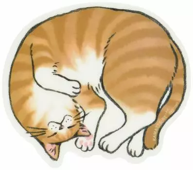 ARTEMIS Artemis Mouse Pad Sleeping Brown Tiger KN-MOP