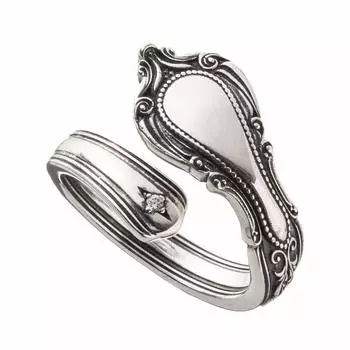 Artemis Classic Декоративное кольцо-ложка Серебряные аксессуары Брендовые украшения Серебряное кольцо Серебряное кольцо 925 [Artemis Classic] ac-acr0279 Мужское Женское