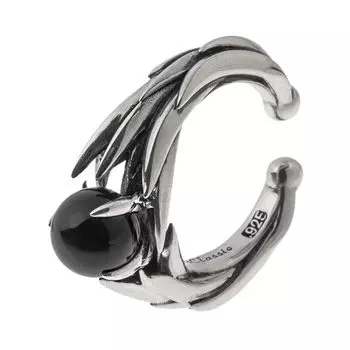 Artemis Classic Hedgehog Ear Cuff для одного уха ACE0175 Серебряные аксессуары для мужчин и женщин Брендовые ювелирные изделия Серебряные поддельные серьги Серьги-каффы 925 [Artemis