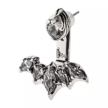 ArtemisClassic x Elenore Jewelry Lucifer Ear Jacket Earrings CL Silver Accessories Brand Jewelry Silver Silver Earrings Drop Earrings 925 [Artemis