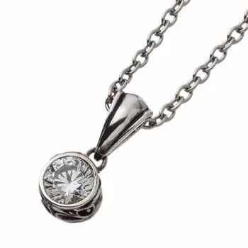 ARTEMISKINGS Solitaire Harvest Pendant Silver Accessories Brand Jewelry Silver 925 [Artemis Kings] [Top Only] ak-akp0116 Men s Women s