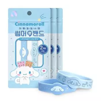 Artex Cinnamoroll Sanrio Character Summer Scent Band 2p, популярный персонаж в Корее