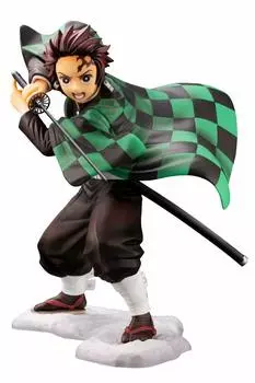 ARTFX J Demon Kimetsu no Yaiba Tanjiro Kamado в масштабе ПВХ, окрашенная готовая фигурка Slayer 1/8