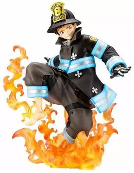 ARTFX J Fire Force Shinra Kusakabe масштаб ПВХ окрашенная готовая фигурка 1/8 синий