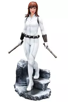 ARTFX PREMIER MARVEL UNIVERSE Black Widow White Costume Edition Scale PVC Painted Simple Assembly Figure MK366 1/10