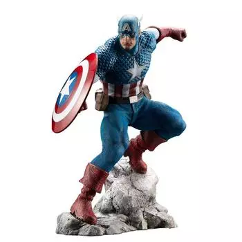 ARTFX PREMIER MARVEL UNIVERSE Капитан Америка масштаб 110 ПВХ окрашенная простая сборная фигурка MK282