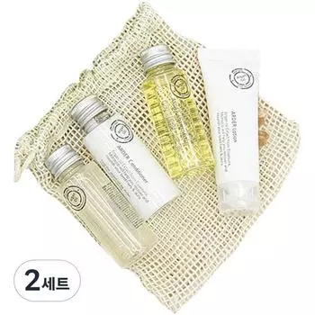 Arthur Premium Travel Kit Пакетик с лапшой + Шампунь 30 мл + Кондиционер 30 мл + Гель для тела 30 мл + Лосьон для тела 30 мл Набор, 2 набора, набор популярной корейской косметики
