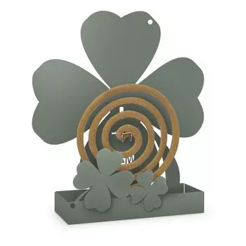ARTI MESTIERI Mosquito Coil Holder Leaf quadrifoglio & Four Clover 0ZA11386C57-CN