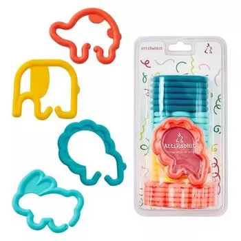 Arti Rabbit Toy Пряжка Tottogori Toy 4 типа x 6p набор Корейские детские игрушки
