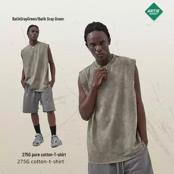 ARTIE мужской жилет с отделкой в стиле ретро-батик - европейский и американский модный бренд, свободный крой M