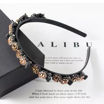 artifact Rhinestone Multi-storey Black Braided Hair Clip Weave Head Hoop Styling Tool Toothed Clip