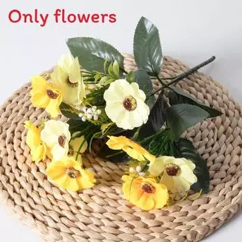 Artificial Blossoms Cherry Wedding Garden Setting Decorative Fake Flower Bouquet